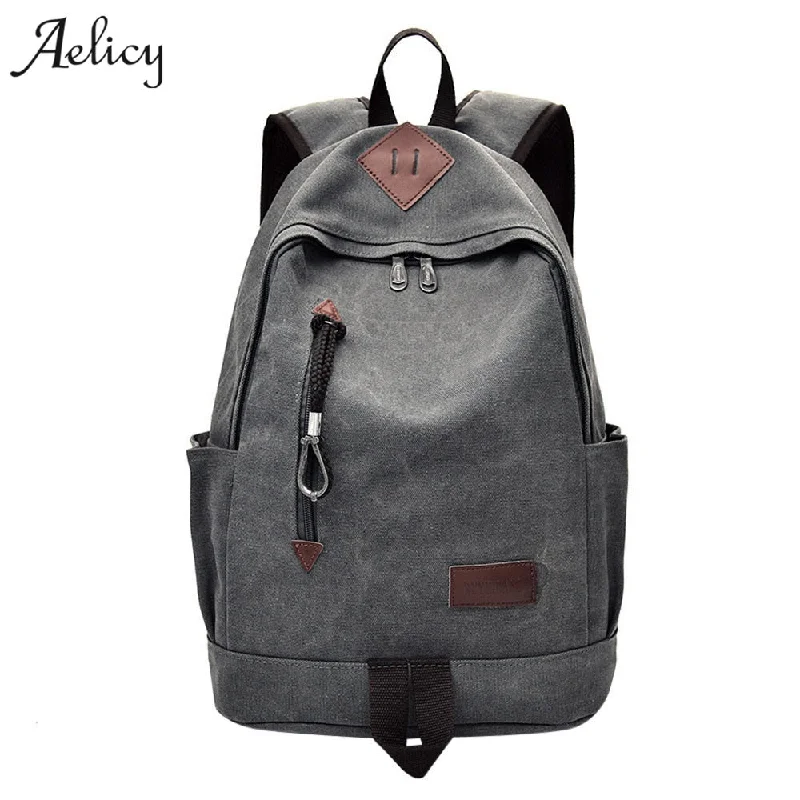 Men's Backpack Bag Male Canvas Computer Laptop