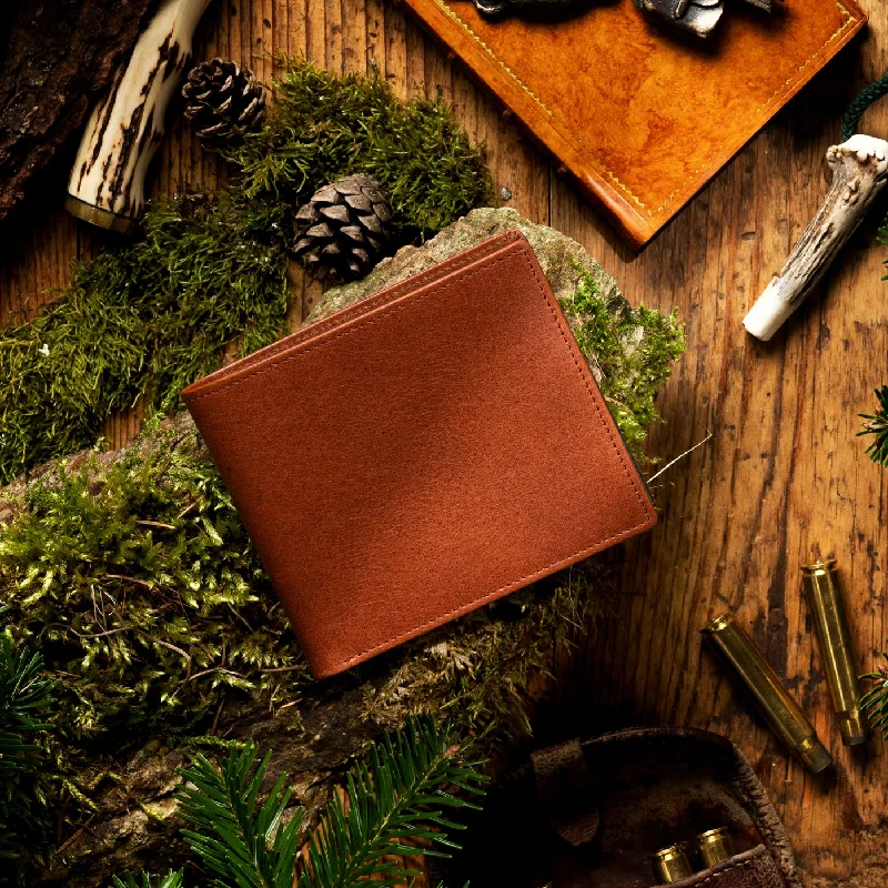 Men's leather coin wallet ANTORINI Nature Collection, Brown