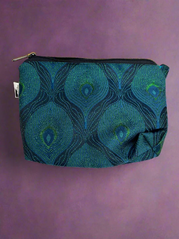 Portable shoe bags to keep footwear separate in suitcasesPouch- Peacock- $8.00