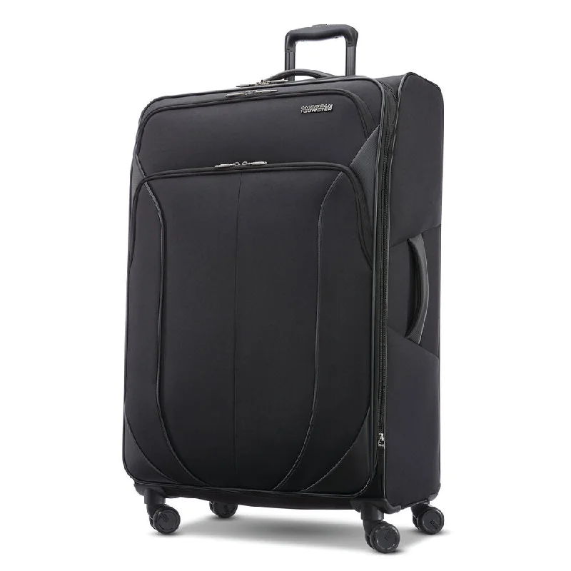 Luggage trolley organizers to hold small items like keys and phonesAmerican Tourister by Samsonite 4 Kix 2.0 28" Spinner Black