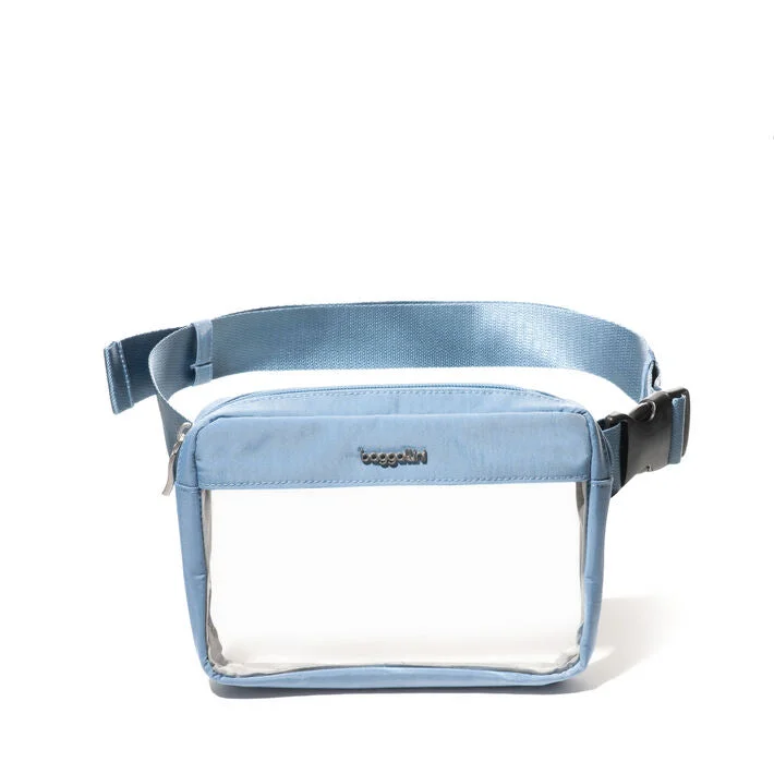 Earplugs and eye masks set for a good sleep during long - haul flightsBaggallini Clear Stadium Belt Bag Sling