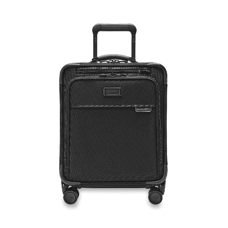 Travel document holders with multiple slots for passports and ticketsBriggs & Riley Baseline Compact Carry-On Spinner