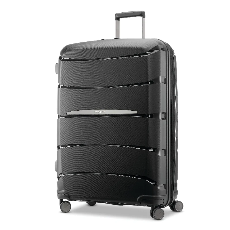 Luggage trolley organizers to hold small items like keys and phonesSamsonite Outline Pro Large Spinner 137395