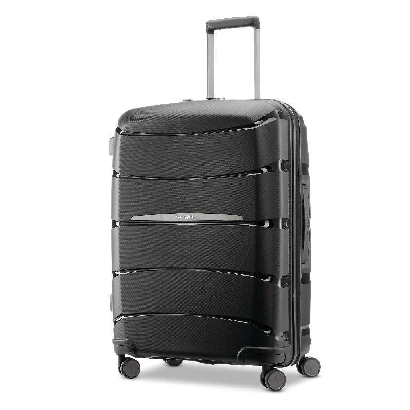 Waterproof luggage covers for protection against rain on outdoor tripsSamsonite Outline Pro Medium Spinner 137394