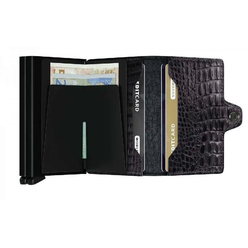 Anti - theft RFID blocking travel wallet for safe money and card storageSecrid RFID Twinwallet Nile Series