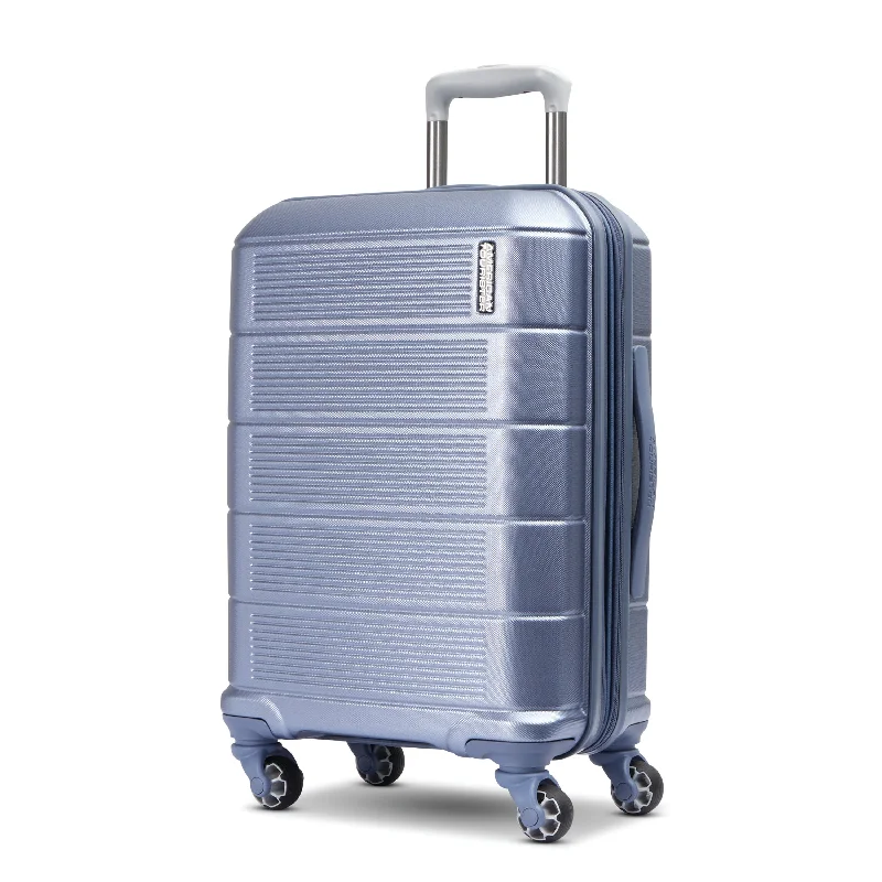 Leather luggage handles for a comfortable and stylish gripStratum 2.0 Hardside 24"  Medium Checked Luggage