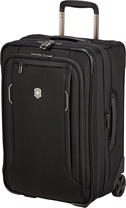 Leather luggage handles for a comfortable and stylish gripVictorinox Werks Traveler 6.0 2-Wheel Frequent Flyer Carry-On 606687