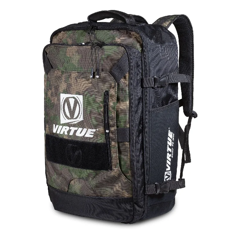 Magnetic luggage labels that can be easily changed or removedVirtue Gambler Backpack & Gear Bag - Reality Brush Camo