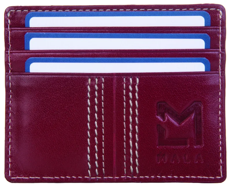 Stainless steel money clips for durabilityMala Leather Edgbaston Collection Card Holder With RFID Blocking 683_88