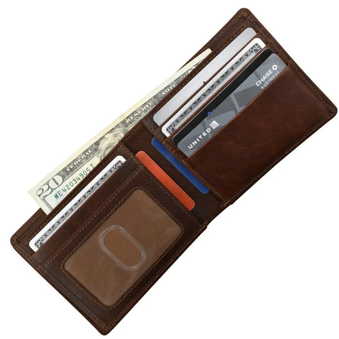 Money clips with magnetic closureBillfold Wallet with ID Window