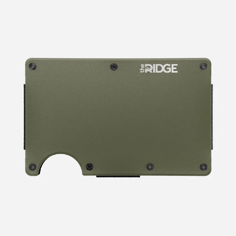 Money clips with RFID protectionRidge Wallet - Matte Olive