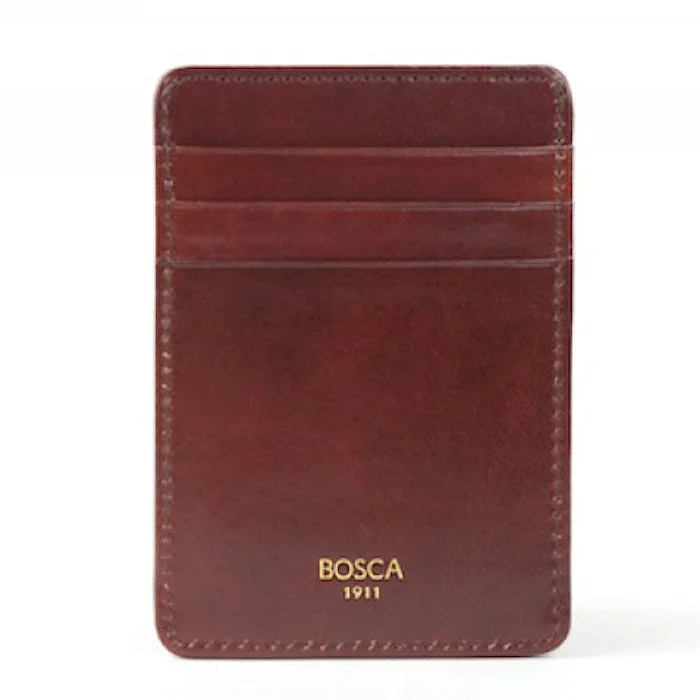 Eco-friendly money clips made from sustainable materialsOld Leather Deluxe Front Pocket Wallet