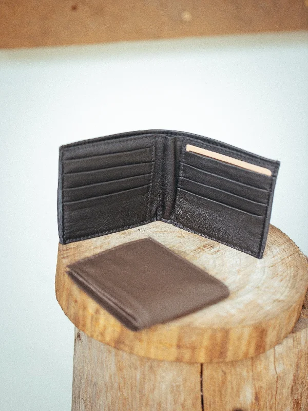 Vintage-style money clips for collectorsLarge Bifold Wallet - Cowhide