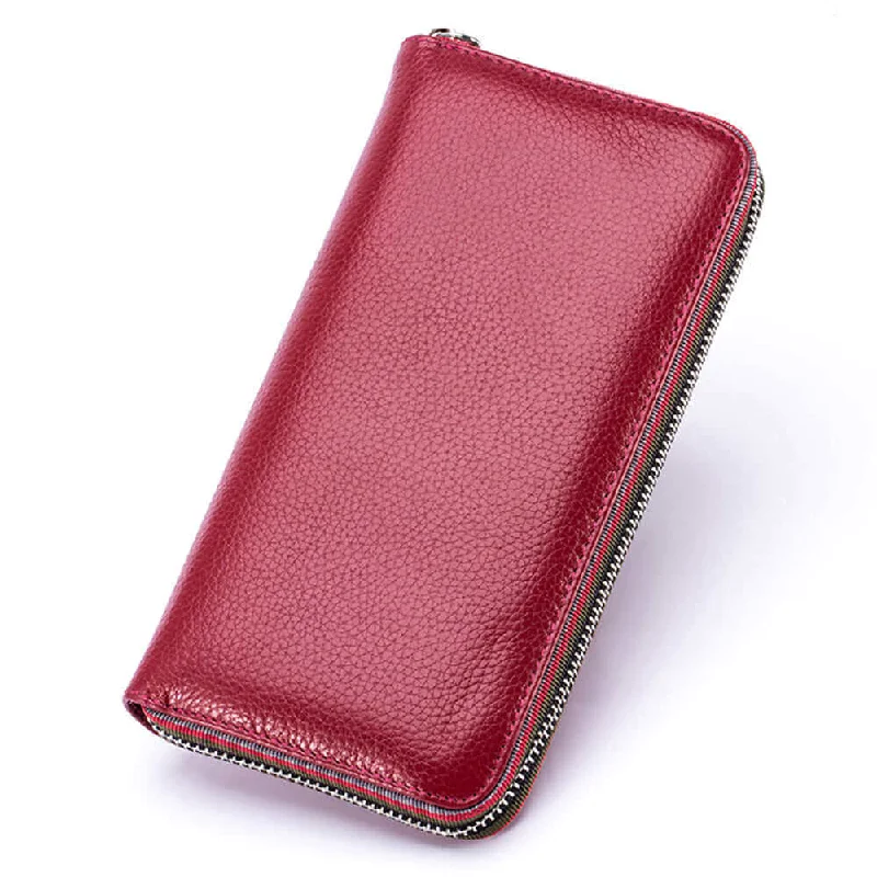 Top-rated money clips for everyday useColorful Woven Edge Leather Long Wallet – Women's Wallet NZ