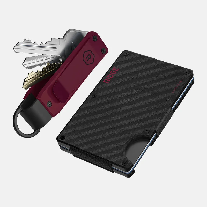 Money clips vs traditional walletsDaily Driver Kit - Black Cherry Carbon 004