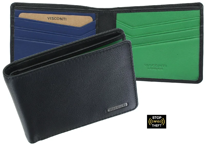 Money clips for women with sleek designsVisconti Kingston Collection Finn Leather Wallet with RFID Blocking FN71