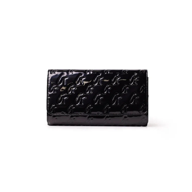 How to clean and maintain metal money clipsGLAM-AHOLIC MONOGRAM TRAVEL WALLET MIRROR BLACK