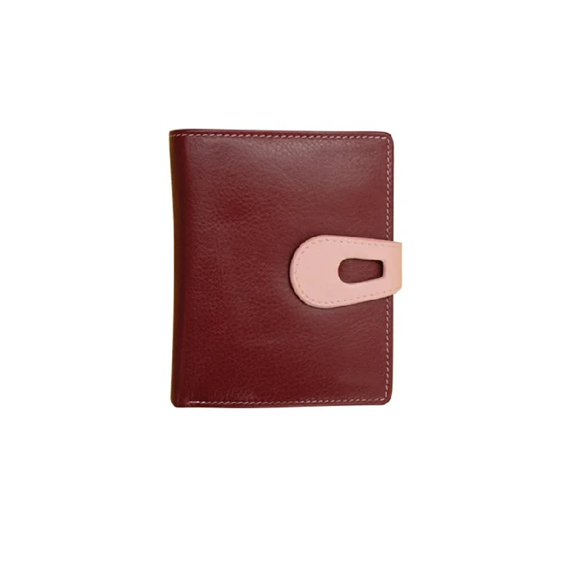 Custom money clips for corporate giftsSmall Wallet- Merlot Blush