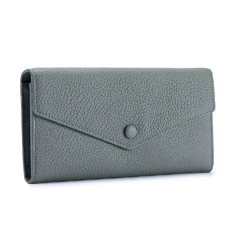 Money clips for women with sleek designsWomen's Leather Bifold Envelope Wallet - Stylish and Spacious