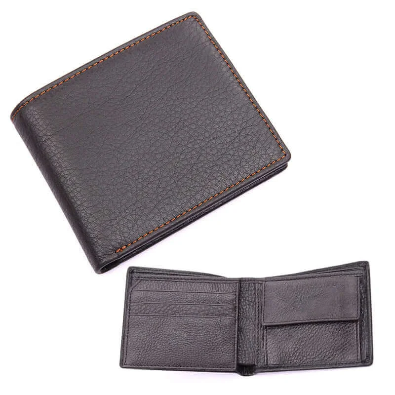 Vintage-style money clips for collectorsBifold Leather Wallet for Men - Stylish & Practical