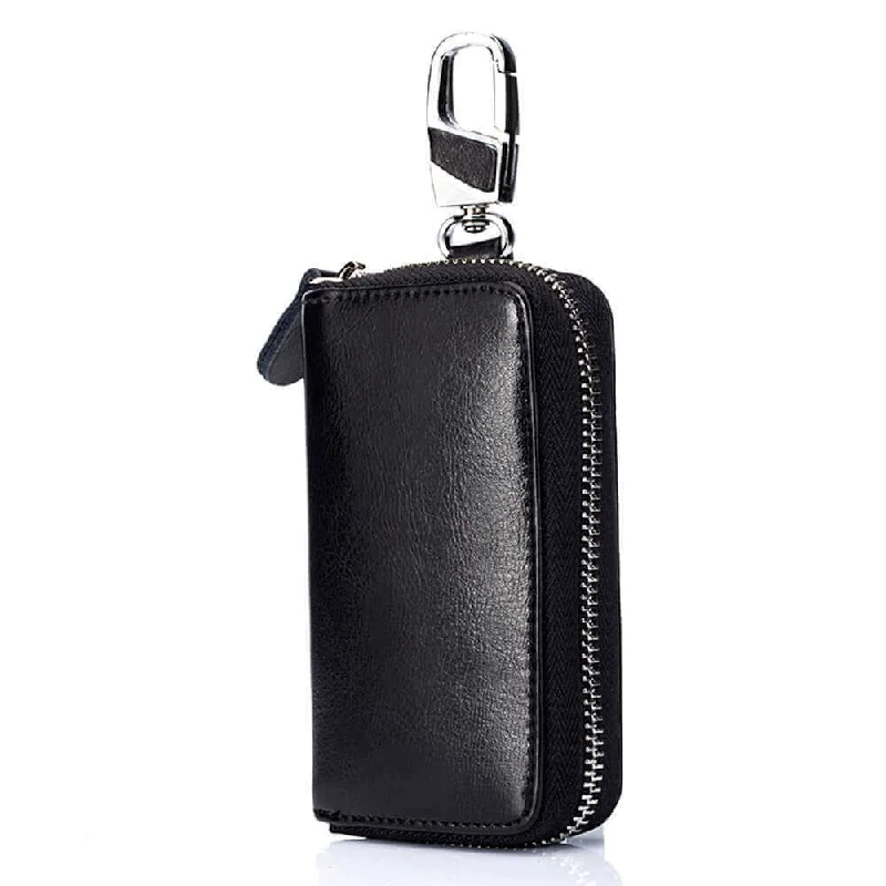 Luxury leather money clips with card slotsLeather Key Case For Men | Stylish and Functional