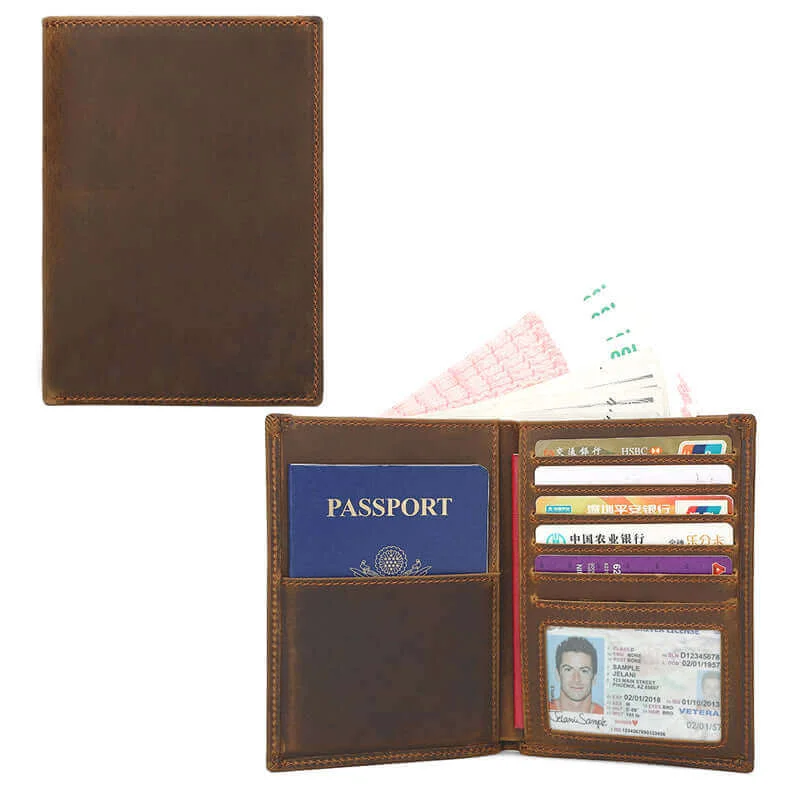 How to clean and maintain metal money clipsStylish Crazy Horse Leather RFID Passport Holder - Passport Wallet NZ