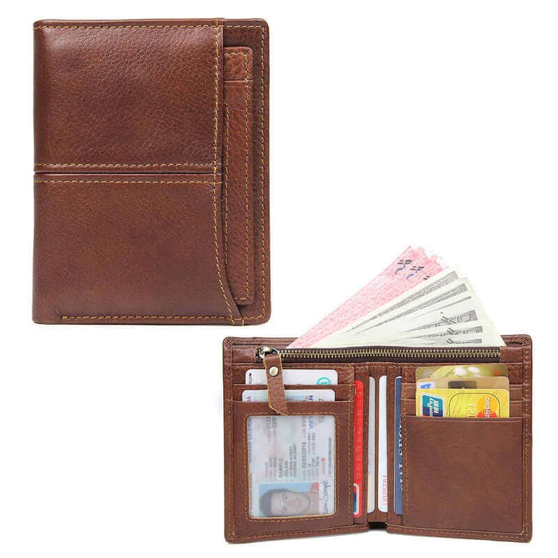 Top-rated money clips for everyday useMen's Genuine Leather RFID Wallet NZ