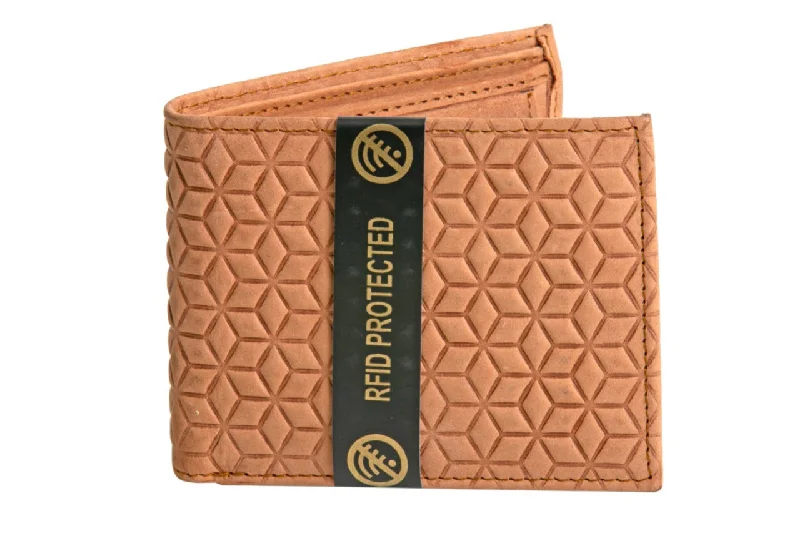 Money clips with RFID protectionMENS LEATHER WALLET (RFID) 991737 (CAMEL)