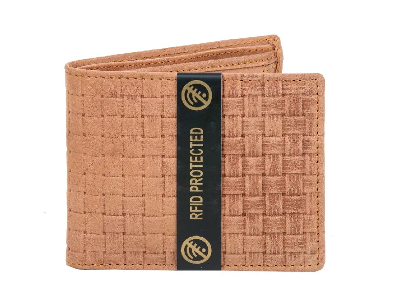 Vintage-style money clips for collectorsMENS LEATHER WALLET (RFID) 991741 (CAMEL)