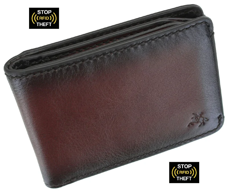 Personalized engraved money clips for menVisconti Montpellier Collection Zanotti Leather Wallet RFID - Tap and Go MT92