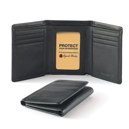 Eco-friendly money clips made from sustainable materialsRFID Trifold Wallet