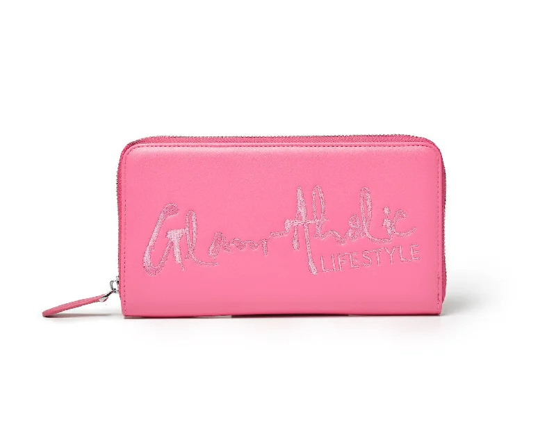 Lightweight money clips for travelSIGNATURE LOGO JUMBO WALLET HOT PINK