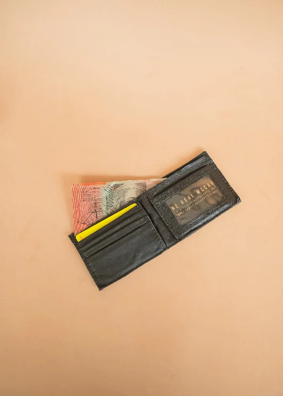 Money clips with RFID protectionSmall Bifold Wallet with Window - Cowhide