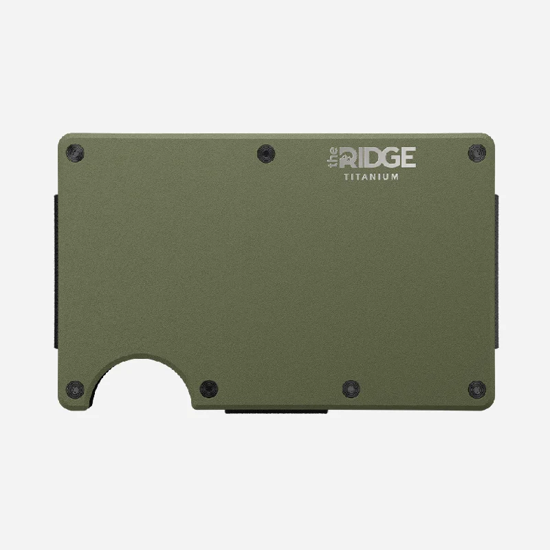 How to choose the right money clipRidge Wallet - Matte Olive Titanium