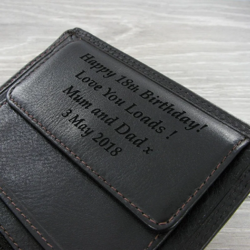 Luxury leather money clips with card slotsVisconti Heritage HT11 Brixton Soft Brown Leather wallet