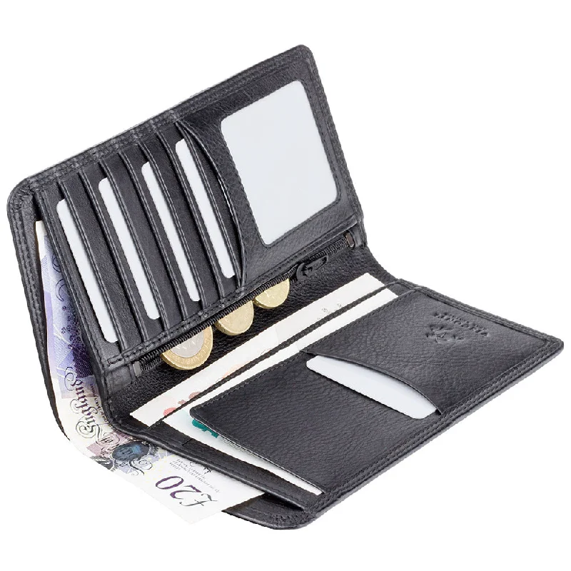 Money clips with RFID protectionVisconti Big Ben - Cash & Coin Jacket Wallet HT12 Black