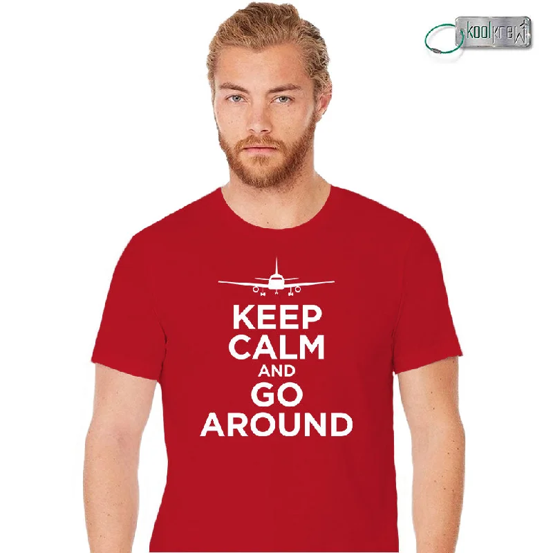 Laser-Cut Metal Passport Covers & Wallets with Geometric Designs for Tech-SavvyKeep Calm And Go Around T-Shirt