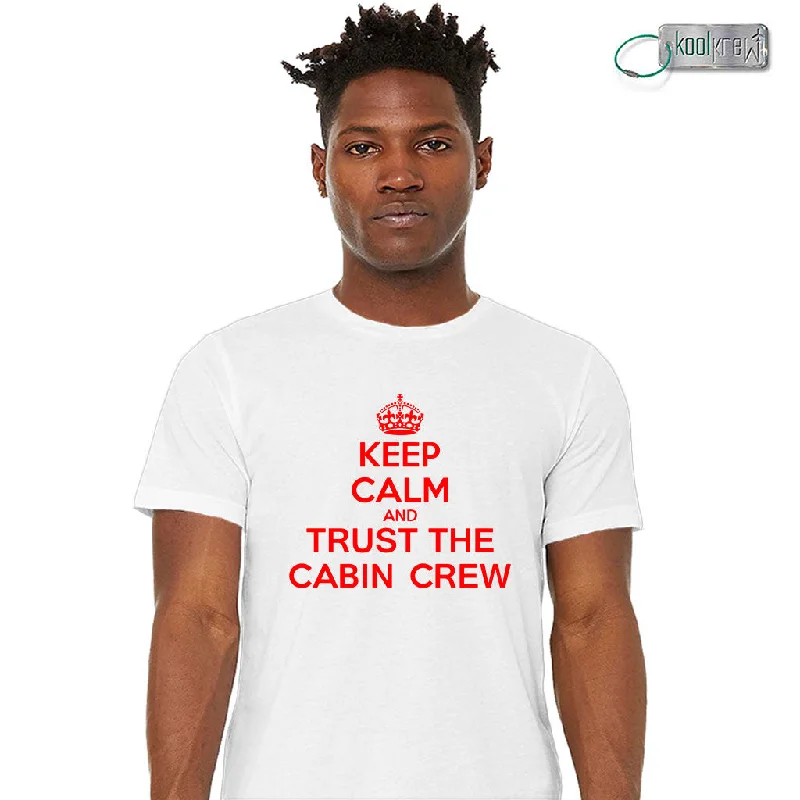 Silver-Plated Passport Covers & Wallets with Gemstone Accents for Elegant WomenKeep Calm Trust the Cabin Crew T-Shirt