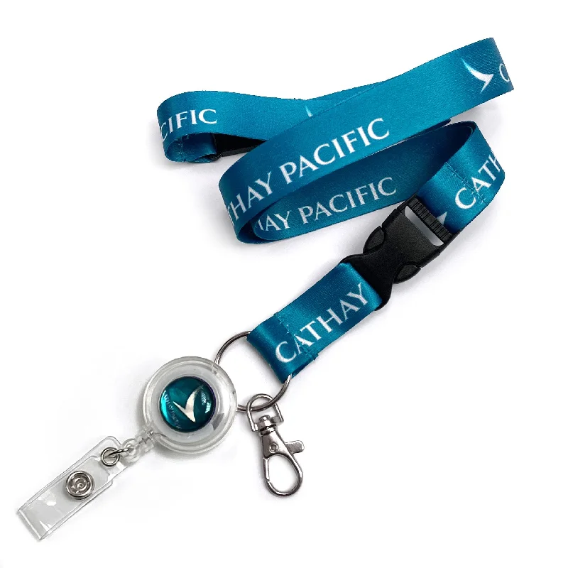 Laser-Cut Metal Passport Covers & Wallets with Geometric Designs for Tech-SavvyCathay Pacific NEW Logo Lanyard