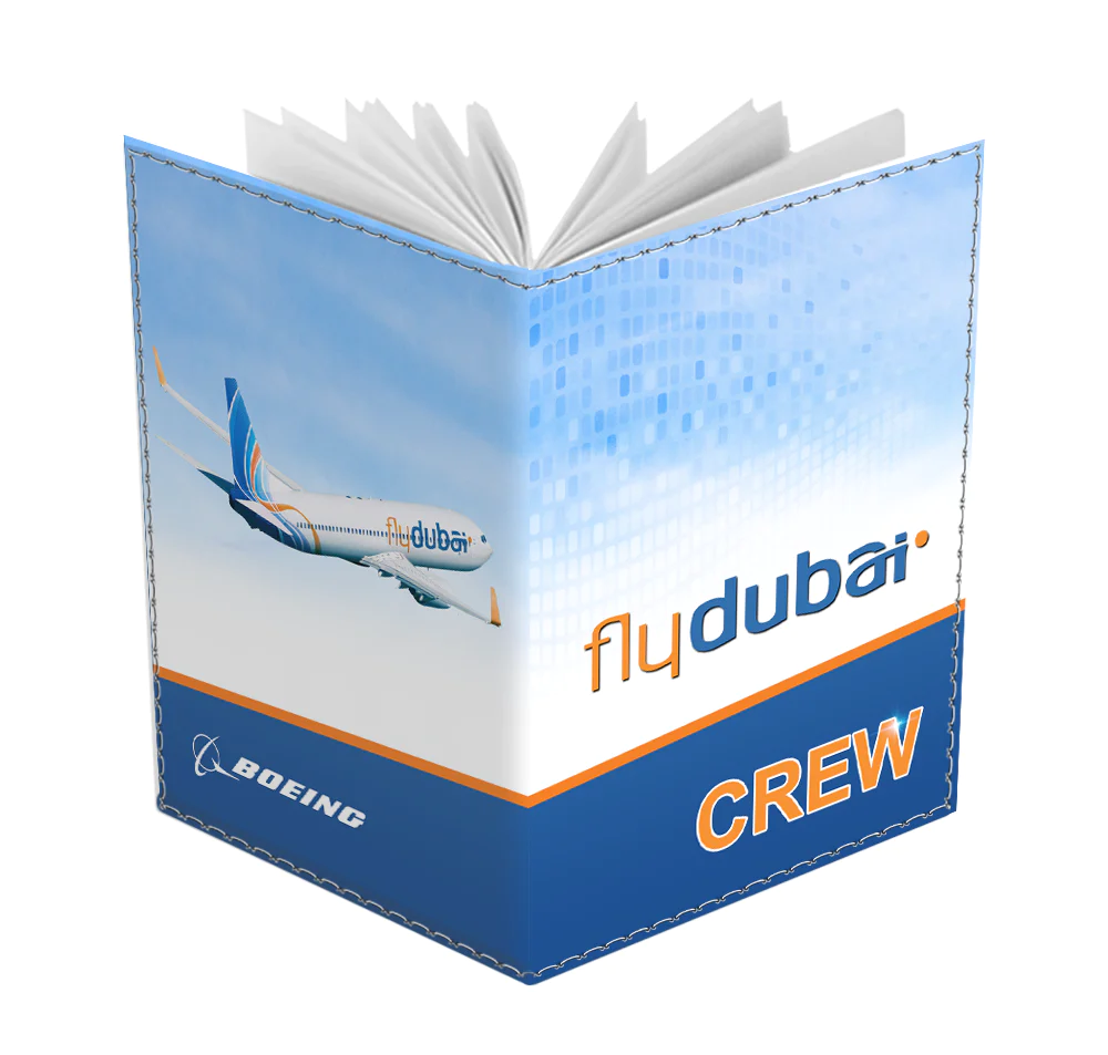 Magnetic-Closure Passport Covers & Wallets for Quick AccessFlydubai Logo Passport Cover