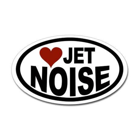 Magnetic-Closure Passport Covers & Wallets for Quick AccessI Love Jet Noise-Stickers