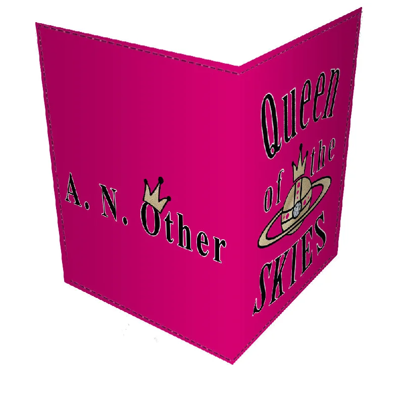 Monogrammed Leather Passport Covers & Wallets as Personalized GiftsQueen Of The Skies-Passport Cover