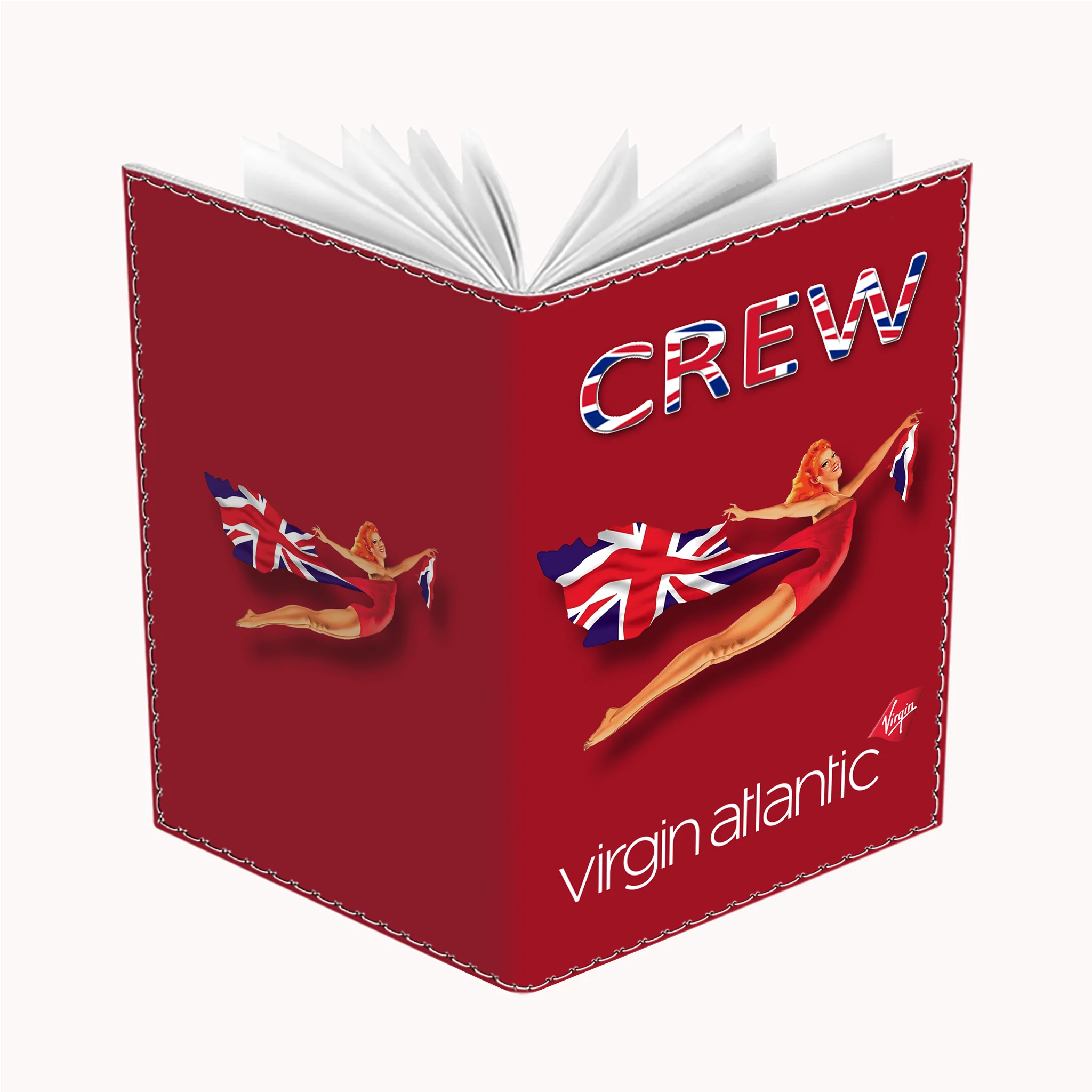 Monogrammed Leather Passport Covers & Wallets as Personalized GiftsVirgin Atlantic Passport Cover