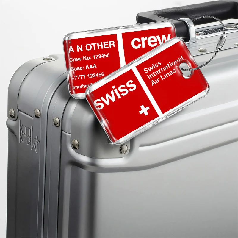 Magnetic-Closure Passport Covers & Wallets for Quick AccessSwiss Airlines Logo RED