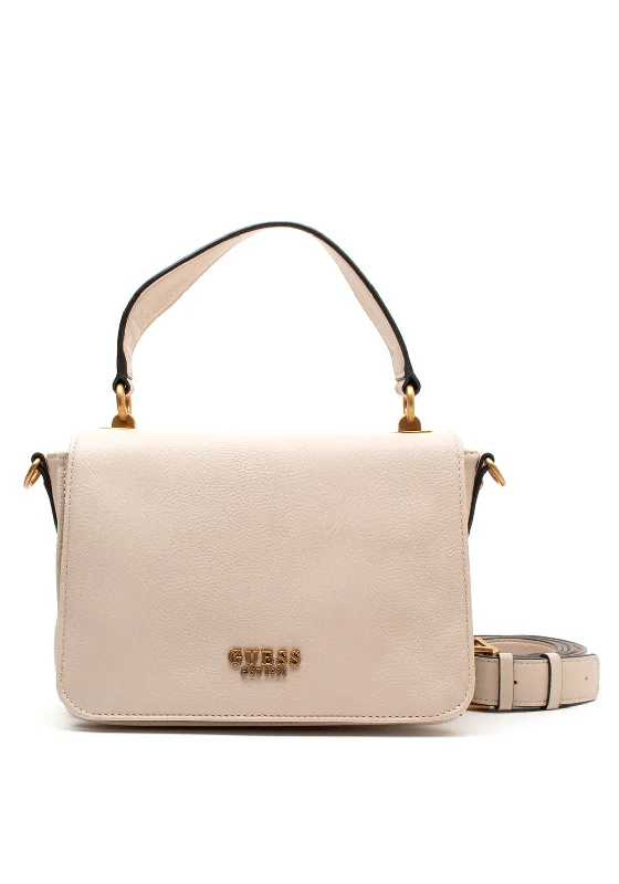 Guess Arja Top Handle Crossbody Bag, Stone