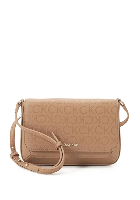 Calvin Klein Must Mono Crossbody Bag, Safari Canvas