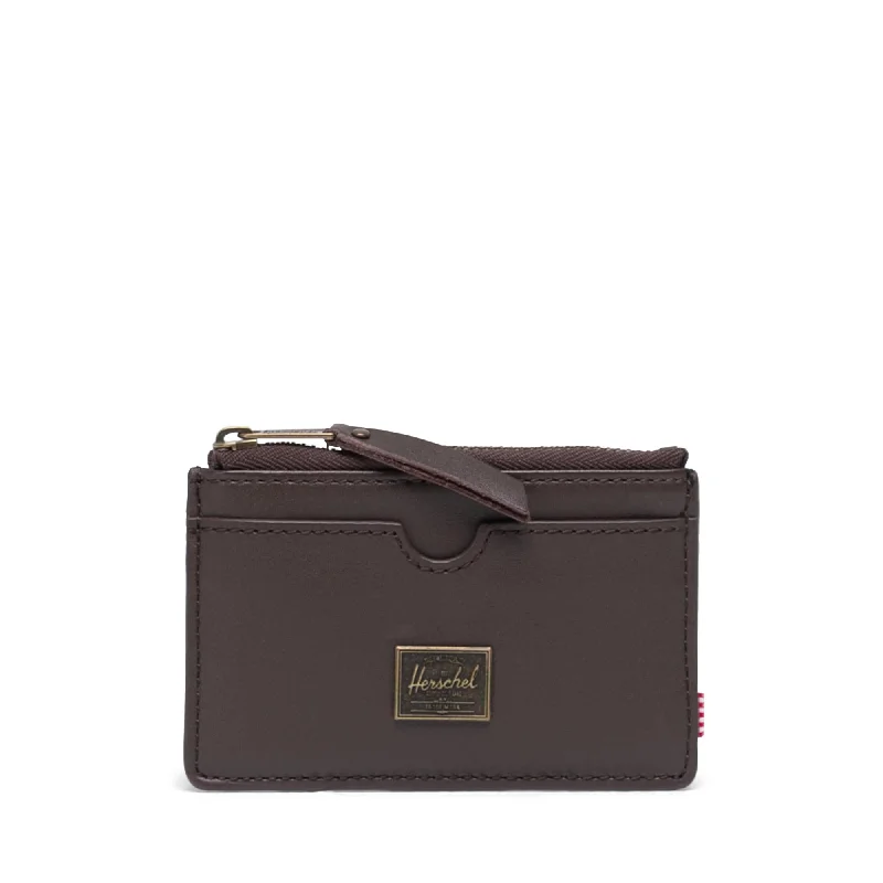 Wallet with a detachable strap for easy carrying as a crossbodyHershel Oscar Leather Wallet