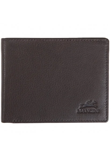 Women's leather wallet with hand-stitched edges and a classic fold-over designMancini Leather Men's Left Wing Wallet