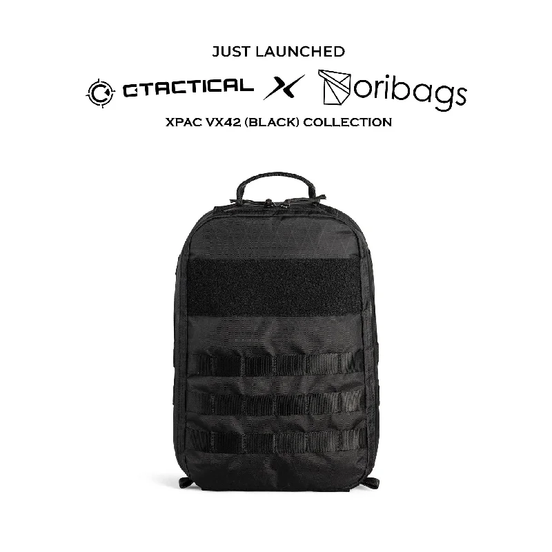 Soft - sided travel bag with reinforced corners for durabilityCtactical X Oribags CT Junior Backpack - XPAC VX42