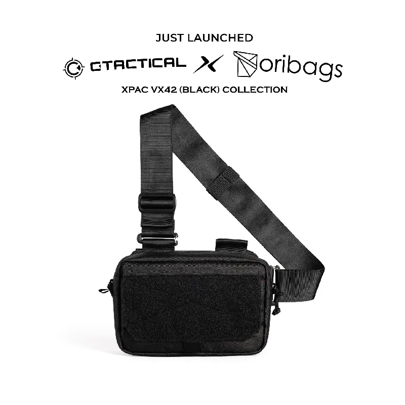 Stackable travel bag set with various sizes for diverse packing needsCtactical X Oribags CT3 V2.0 EDC SLING BAG - XPac VX42